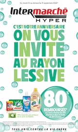 Prospectus Intermarché à Niort, "C'EST NOTRE ANNIVERSAIRE ON VOUS INVITE AU RAYON LESSIVE", 40 pages de promos valables du 10/09/2024 au 15/09/2024