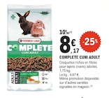 Complete cuni adult - VERSELE LAGA dans le catalogue E.Leclerc