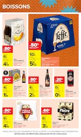 Promos Bière dans le catalogue "LE MOIS DES SUPPORTERS" de Carrefour Bière en promo dans le catalogue Carrefour à la page 41