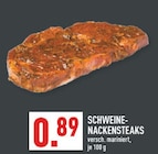 Aktuelles Schweine-Nackensteaks Angebot bei Marktkauf in Recklinghausen ab 0,89 €