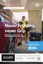 Volkswagen Prospekt für Bad Salzschlirf und Umgebung: „Neuer Frühling, neuer Grip“, 1 Seite, 01.03.2025 - 31.05.2025