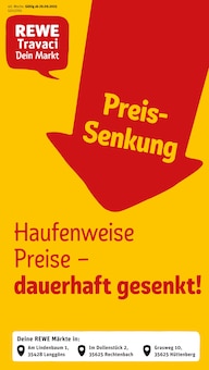 Aktueller REWE Prospekt "Dein Markt" Seite 1 von 34 Seiten für Langgöns