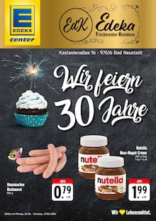 Aktueller E center Prospekt (Heustreu, 2 Seiten zum blättern E center Prospekt Wir lieben Lebensmittel! mit 2 Seiten