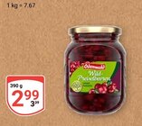 Wild Preiselbeeren im Angebot bei GLOBUS in Rodgau Wild Preiselbeeren Angebote von Odenwald bei GLOBUS Rodgau für 2,99 €