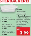 Aufbewahrungsdosen »Cook & Freeze« von PYREX im aktuellen Kaufland Prospekt