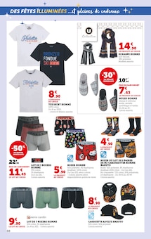 Promo Chaussons Homme dans le catalogue Hyper U du moment à la page 88