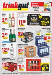 Coca Cola im Trinkgut Prospekt in Lehrte Aktueller Trinkgut Prospekt mit Coca Cola, "Aktuelle Angebote", Seite 1