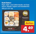 Sushi im Angebot bei Netto Marken-Discount in Augsburg Sushi Angebote von Satoru bei Netto Marken-Discount Augsburg für 4,49 €