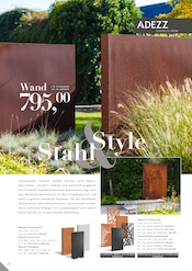 Gartendeko im RHG Baucentrum Prospekt in Hof Aktueller RHG Baucentrum Prospekt mit Gartendeko, "Der Katalog für Gartengestaltung, Gartenpflege und Gartenfreizeit.", Seite 58