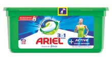 Lessive en capsules active pods+ - Carrefour Market à Sevran Lessive en capsules active pods+ en promo chez Carrefour Market Sevran à 3,45 €