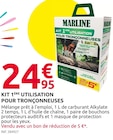 Kit 1ère utilisation pour tronçonneuses - MARLINE en promo chez Mr. Bricolage Argenteuil à 24,95 €