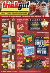 Aktueller Trinkgut Getränkemärkte Prospekt in Sendenhorst und Umgebung, "Aktuelle Angebote" mit 18 Seiten, 22.12.2025 - 27.12.2025