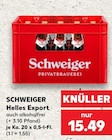 Helles Export im Angebot bei Kaufland in Künzell Helles Export Angebote von Schweiger bei Kaufland Künzell für 15,49 €