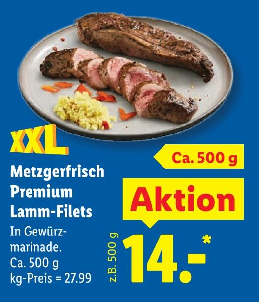 Metzgerfrisch Premium Lamm-Filets