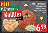 Aktuelle Hackfleisch Angebote bei EDEKA in Mönchengladbach Aktuelles Schinkenmett mit Brötchen und Gemüsezwiebel Angebot bei EDEKA in Mönchengladbach ab 6,99 €