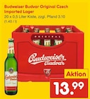 Original Czech Imported Lager im Angebot bei Netto Marken-Discount in Hannover Original Czech Imported Lager Angebote von Budweiser Budvar bei Netto Marken-Discount Hannover für 13,99 €