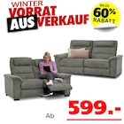 Aruba 3-Sitzer oder 2-Sitzer Sofa Angebote von Seats and Sofas bei Seats and Sofas Aschaffenburg für 599,00 €