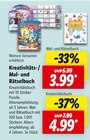 Kreativitäts-/ Mal- und Rätselbuch für 3,99 € bei Lidl im Angebot Kreativitäts-/ Mal- und Rätselbuch im aktuellen Lidl Prospekt