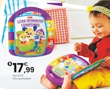 Livre interactif comptines | 6 mois - JouéClub Livre interactif comptines | 6 mois à 17,99 € dans le catalogue JouéClub