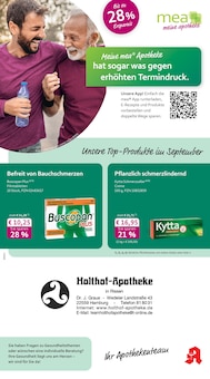 mea - meine apotheke Prospekt der Woche "Unsere September-Angebote" Seite 1, 01.09.2025 bis 30.09.2025 für Hamburg Aktueller mea - meine apotheke Prospekt "Unsere September-Angebote" Seite 1 von 4 Seiten für Hamburg