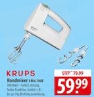 Handmixer 3 Mix 7000 Angebote von KRUPS bei famila Nordost Kiel für 59,99 €