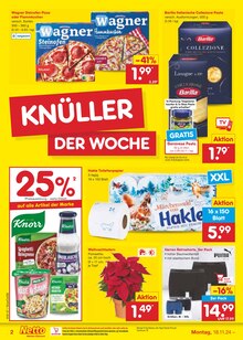 Pizza im Netto Marken-Discount Prospekt "Aktuelle Angebote" mit 51 Seiten (Karlsruhe)