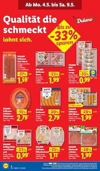 Wurst im Lidl Prospekt "LIDL LOHNT SICH" mit 74 Seiten (Rostock)