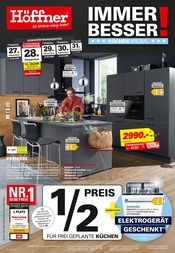 Aktueller Höffner Möbel & Einrichtung Prospekt in Roßtal und Umgebung, "KÜCHEN SPEZIAL!" mit 20 Seiten, 24.12.2025 - 20.01.2026