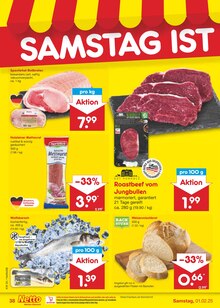 Rindfleisch im Netto Marken-Discount Prospekt "Aktuelle Angebote" mit 56 Seiten (Hamburg)