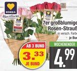 7er großblumige Rosen-Strauß von EDEKA Herzstücke im aktuellen EDEKA Prospekt für 3,33 €
