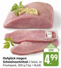 Magere Schweineschnitzel bei E center im Dettingen Prospekt für 4,99 €