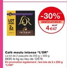 Café moulu intense - L’OR en promo chez Monoprix Montpellier à 4,47 €