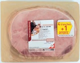 Promo Jambon Supérieur Cuit Cœur de Couenne 4 Tranches + 1 Offerte à 9,95 € dans le catalogue Intermarché à Bron