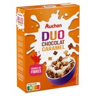 Céréales Duo Chocolat Caramel Auchan en promo chez Auchan Hypermarché Livry-Gargan à 2,16 €
