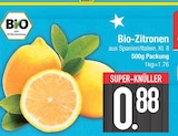 Bio-Zitronen von BIO im aktuellen EDEKA Prospekt für 0,88 €