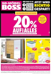 Aktueller SB Möbel Boss Prospekt mit Kleiderschrank, "20% AUF FAST ALLES", Seite 4
