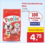 Hundenahrung Rind Angebote von Frolic bei Netto Marken-Discount Eberswalde für 4,75 €