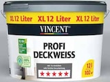 Innenfarbe „Profi Deckweiß“ von VINCENT im aktuellen Hellweg Prospekt für 47,99 €