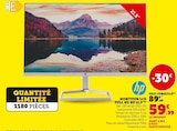 Promo Moniteur LCD Full HD HP 21.5" à 59,99 € dans le catalogue Hyper U à Saint-Ellier