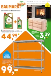 Holzbrikett Angebot im aktuellen Globus-Baumarkt Prospekt auf Seite 1