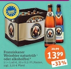 Weissbier naturtrüb im Angebot bei tegut in Augsburg Weissbier naturtrüb Angebote von Franziskaner bei tegut Augsburg für 13,99 €