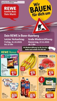REWE Prospekt der Woche "Dein Markt" Seite 1, 27.10.2025 bis 01.11.2025 für Bonn Aktueller REWE Prospekt "Dein Markt" Seite 1 von 32 Seiten für Bonn