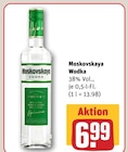 Wodka Angebote von Moskovskaya bei REWE Sankt Augustin für 6,99 €