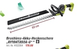 Aktuelles Brushless-Akku-Heckenschere RY18HTX60A-0 Angebot bei toom Baumarkt in Köln ab 179,99 €