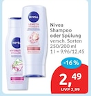 Shampoo oder Spülung von Nivea für 2,49 € bei budni im Angebot Shampoo oder Spülung von Nivea im aktuellen budni Prospekt