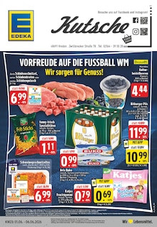 EDEKA Prospekt der Woche "Aktuelle Angebote" Seite 1, 01.06.2026 bis 06.06.2026 für Südlohn Aktueller EDEKA Prospekt "Aktuelle Angebote" Seite 1 von 26 Seiten für Südlohn
