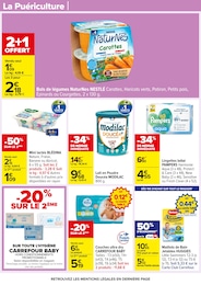 Prix et réduction Bébé dans le prospectus Carrefour en cours Offre Bébé dans le catalogue Carrefour du moment à la page 48