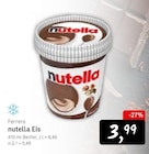 nutella Eis Angebote von Ferrero bei Konsum Pirna für 3,99 €