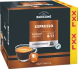 100 capsules de café en aluminium - BARISSIMO en promo chez Aldi Grenoble à 13,99 €