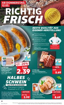 Schweinefilet im aktuellen Kaufland Prospekt (Erlangen) Schweinefilet im Kaufland Prospekt "Hier bin ich richtig" mit 66 Seiten (Erlangen)